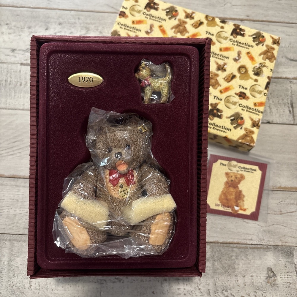 The Steiff Bear 1970 Collection‎ By Enesco Limited Ed #52533 Zotty Bear Figurine
